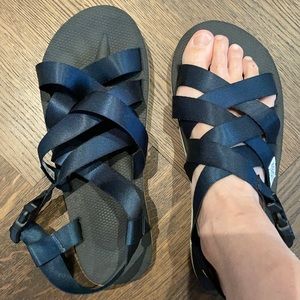 Navy Suicoke sandals great condition